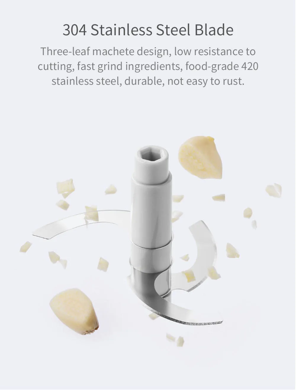 1500Ml Hand Operated Food Processor