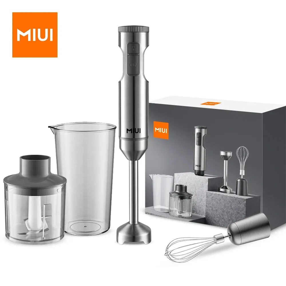 4-in-1 Stainless Steel Stick Food Mixer