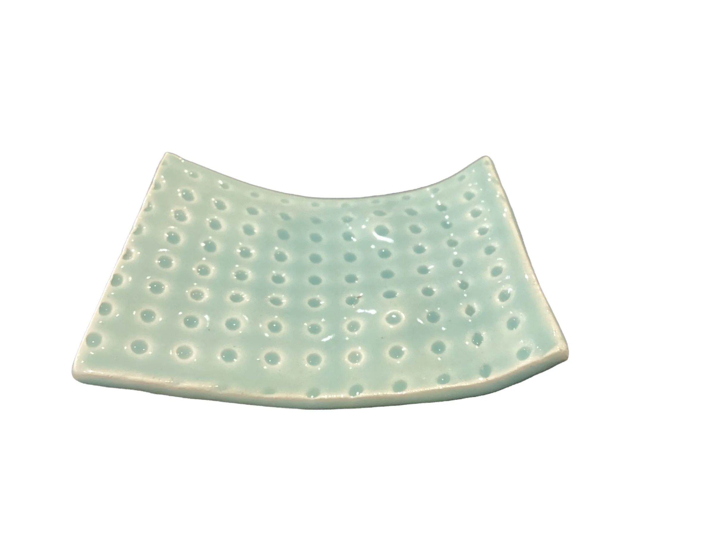 5" x 4" Rectangular Soap Dish with Feet