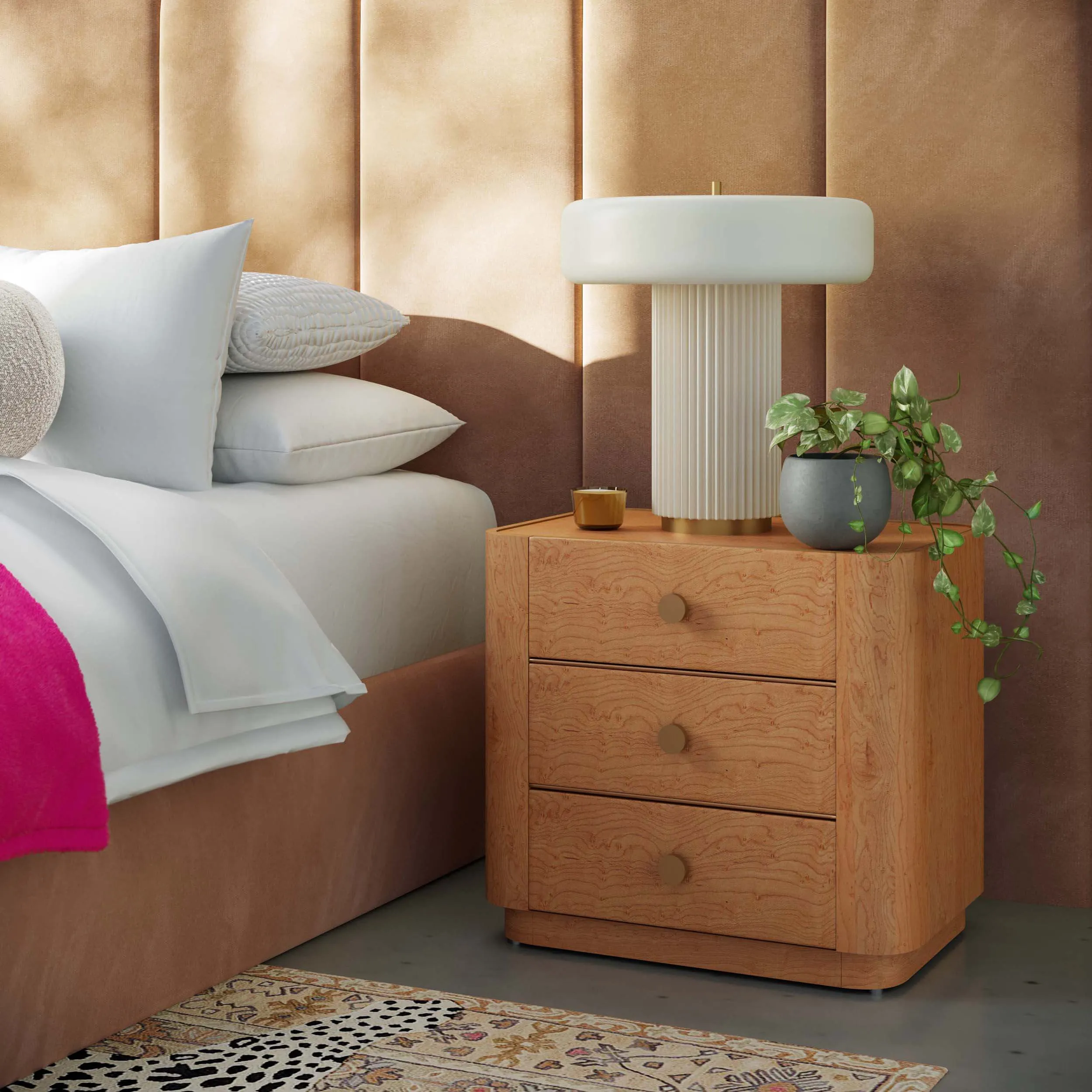 Abigail Nightstand, Natural