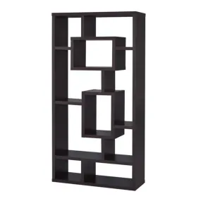 Aesthetic Fine Looking Rectangular Bookcase, Brown  By Benzara