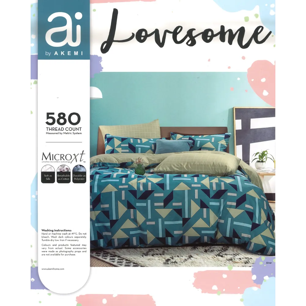 Akemi Ai Microfiber Fitted Sheet Set King Assorted Colors