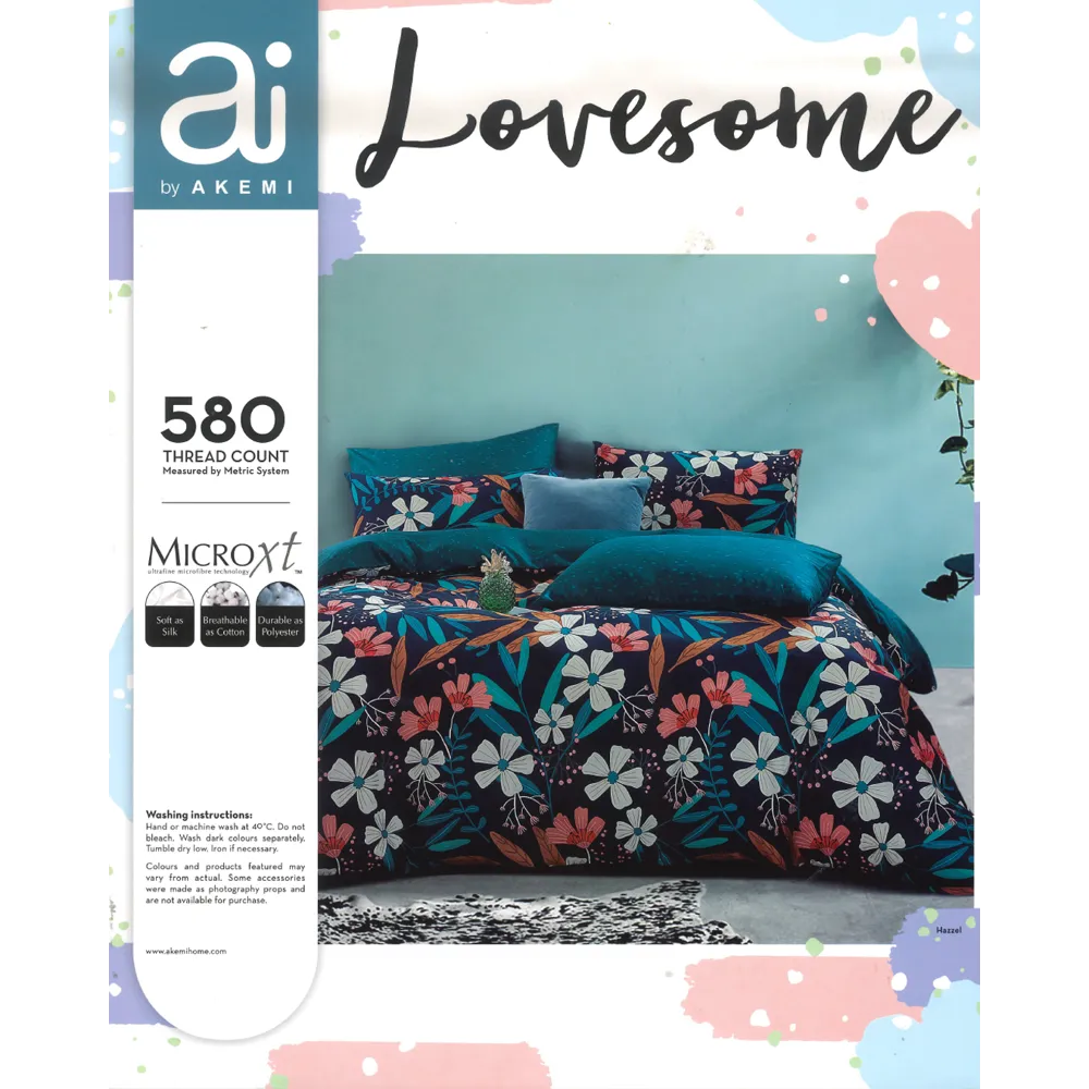 Akemi Ai Microfiber Fitted Sheet Set King Assorted Colors
