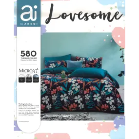 Akemi Ai Microfiber Fitted Sheet Set King Assorted Colors