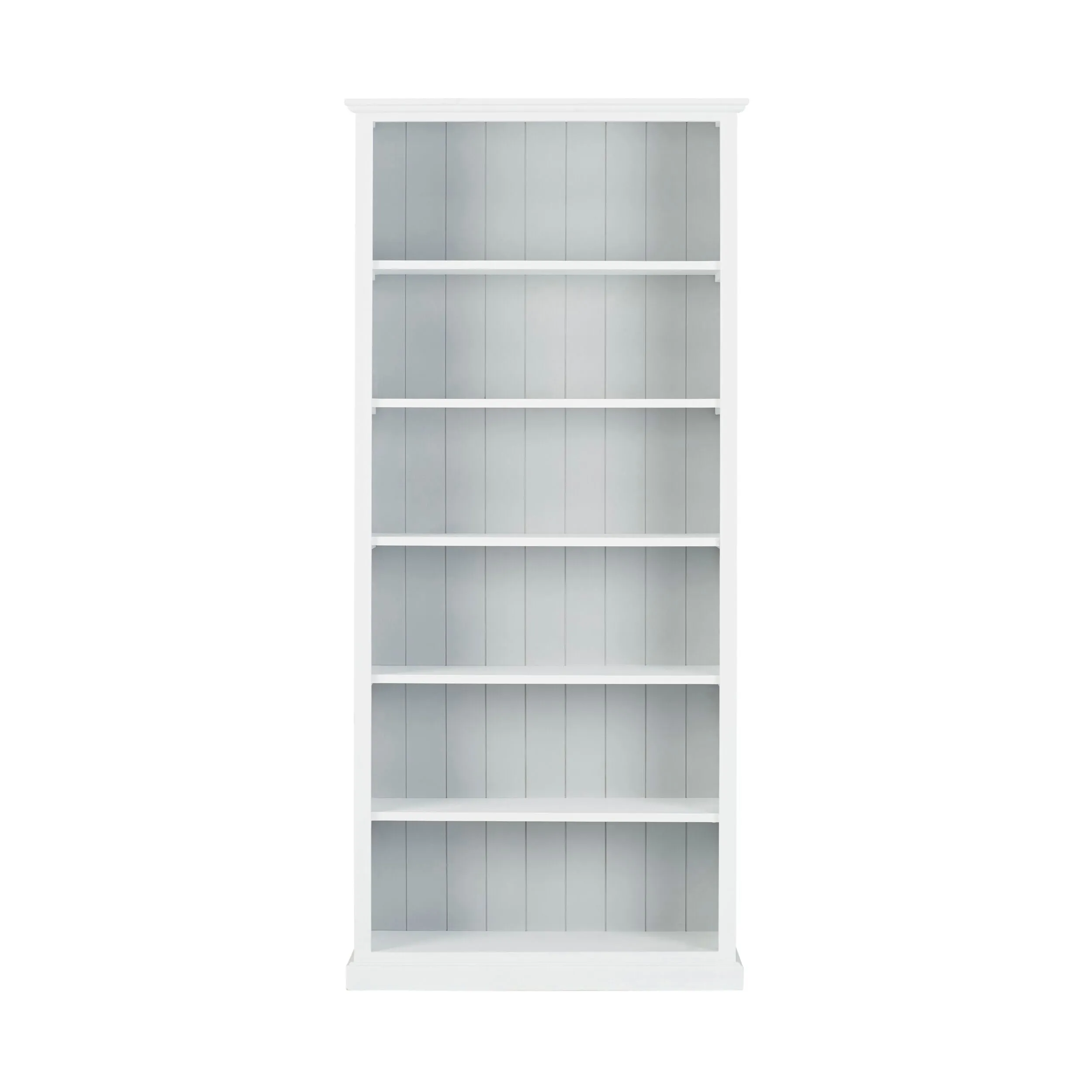 Armand Tall Bookcase 210 x 95cm White