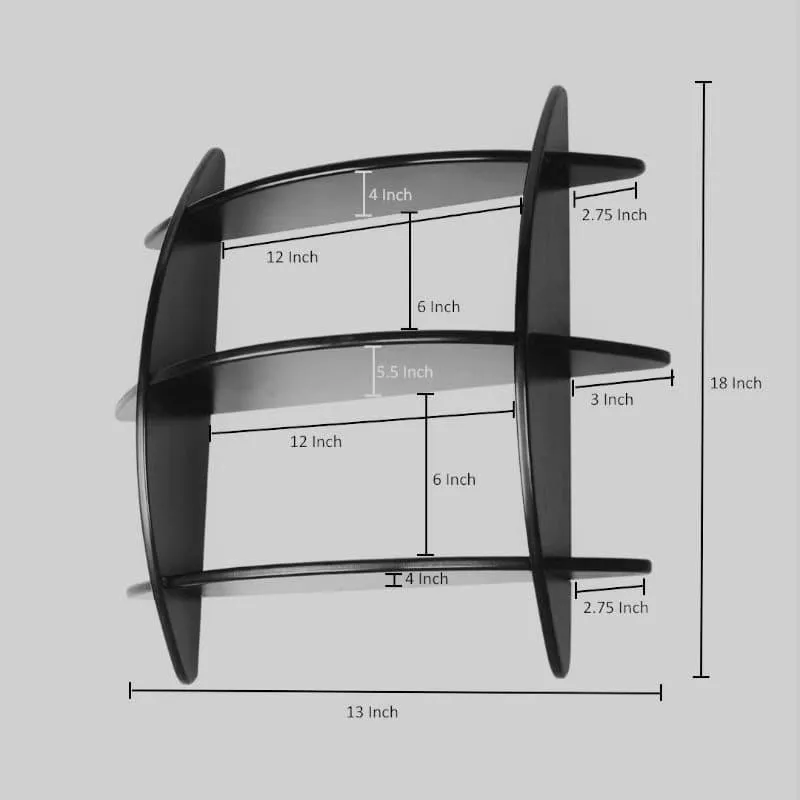 Artisanal Ledges Wall Shelf - Black