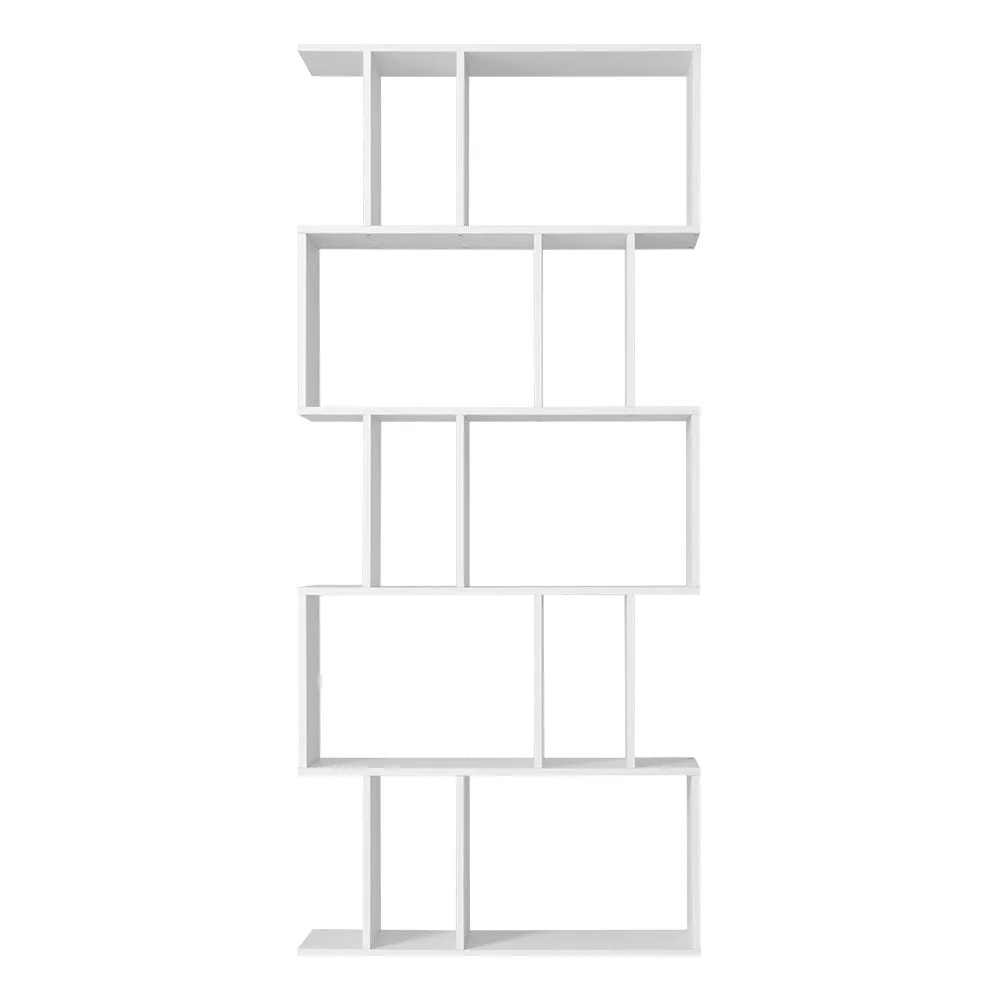 Artiss Bookshelf 5 Tiers - Rita White
