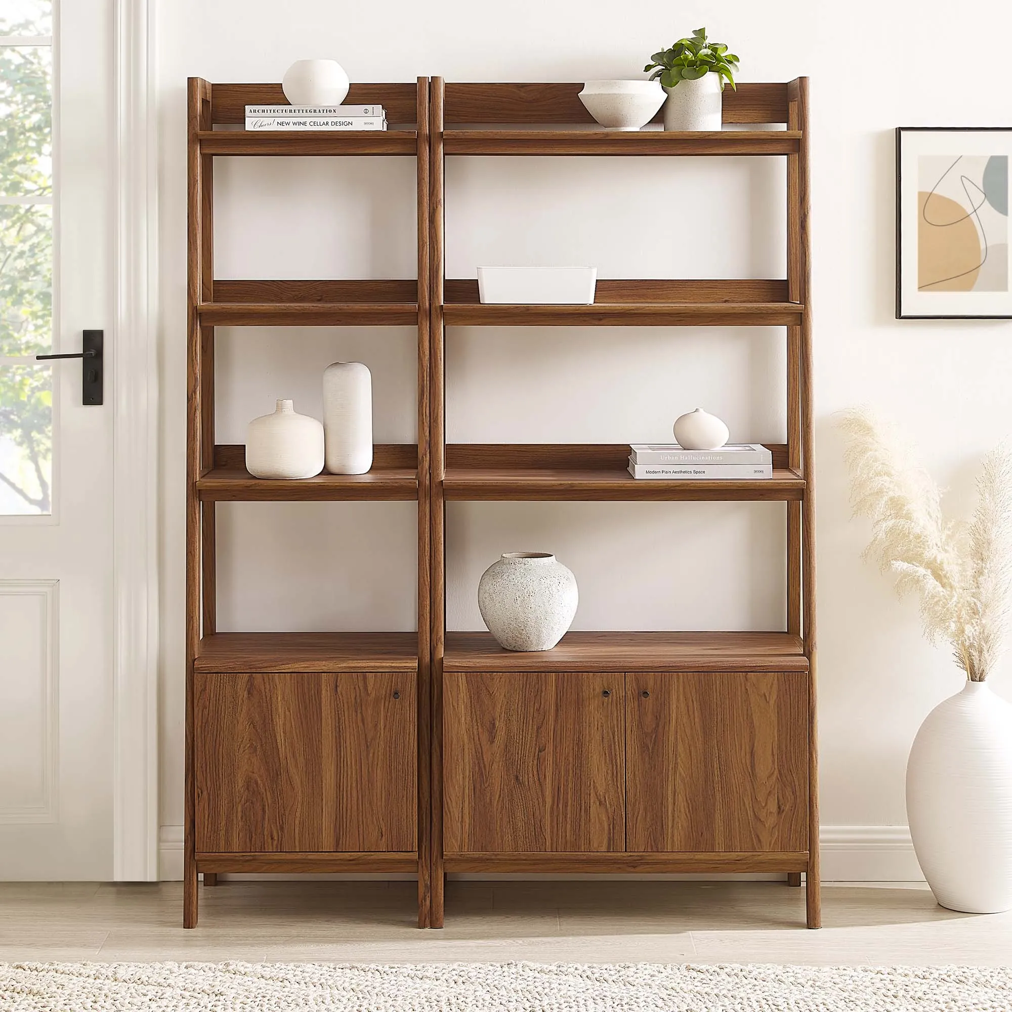 Bixby Wood Bookshelves - Set of 2 by Modway