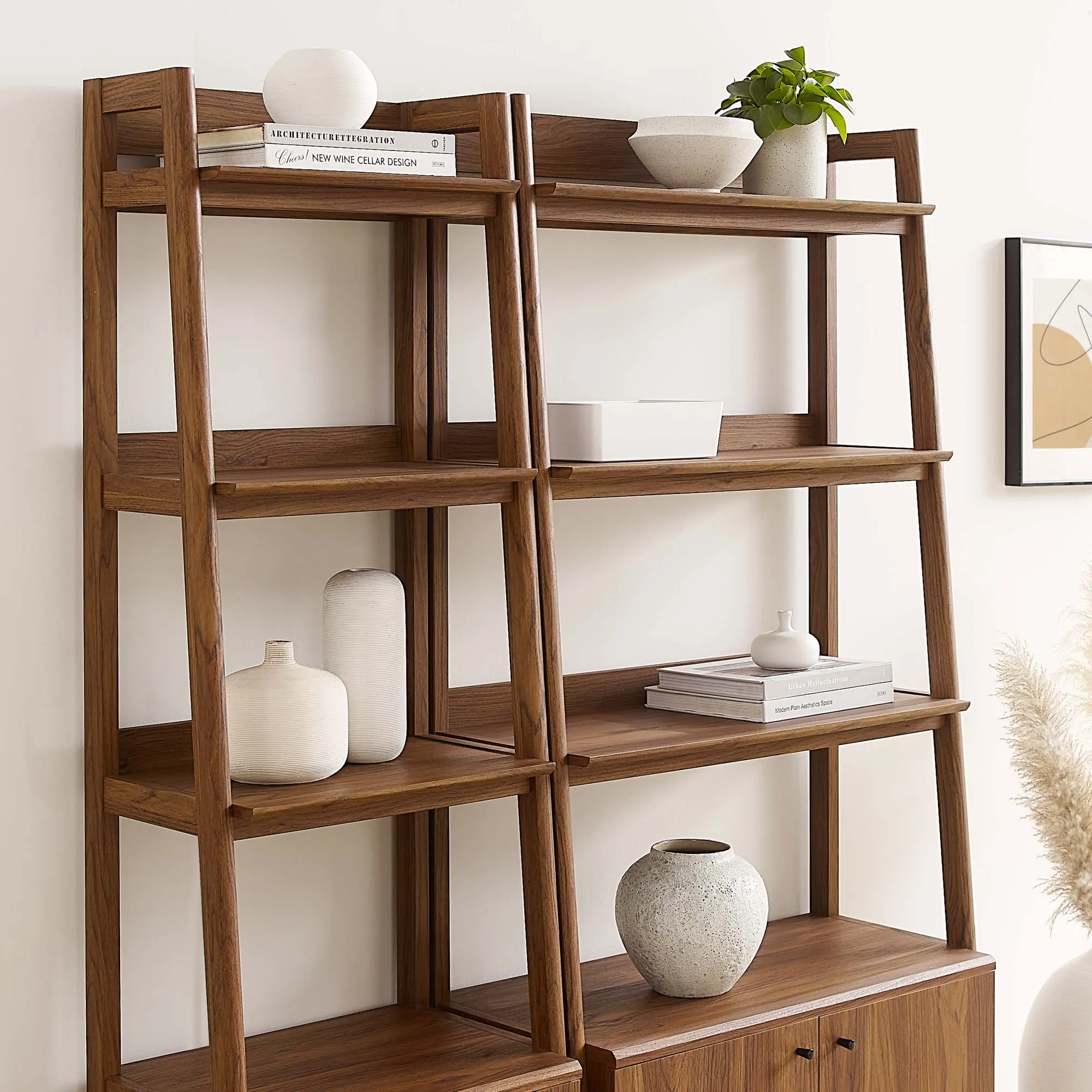 Bixby Wood Bookshelves - Set of 2 by Modway