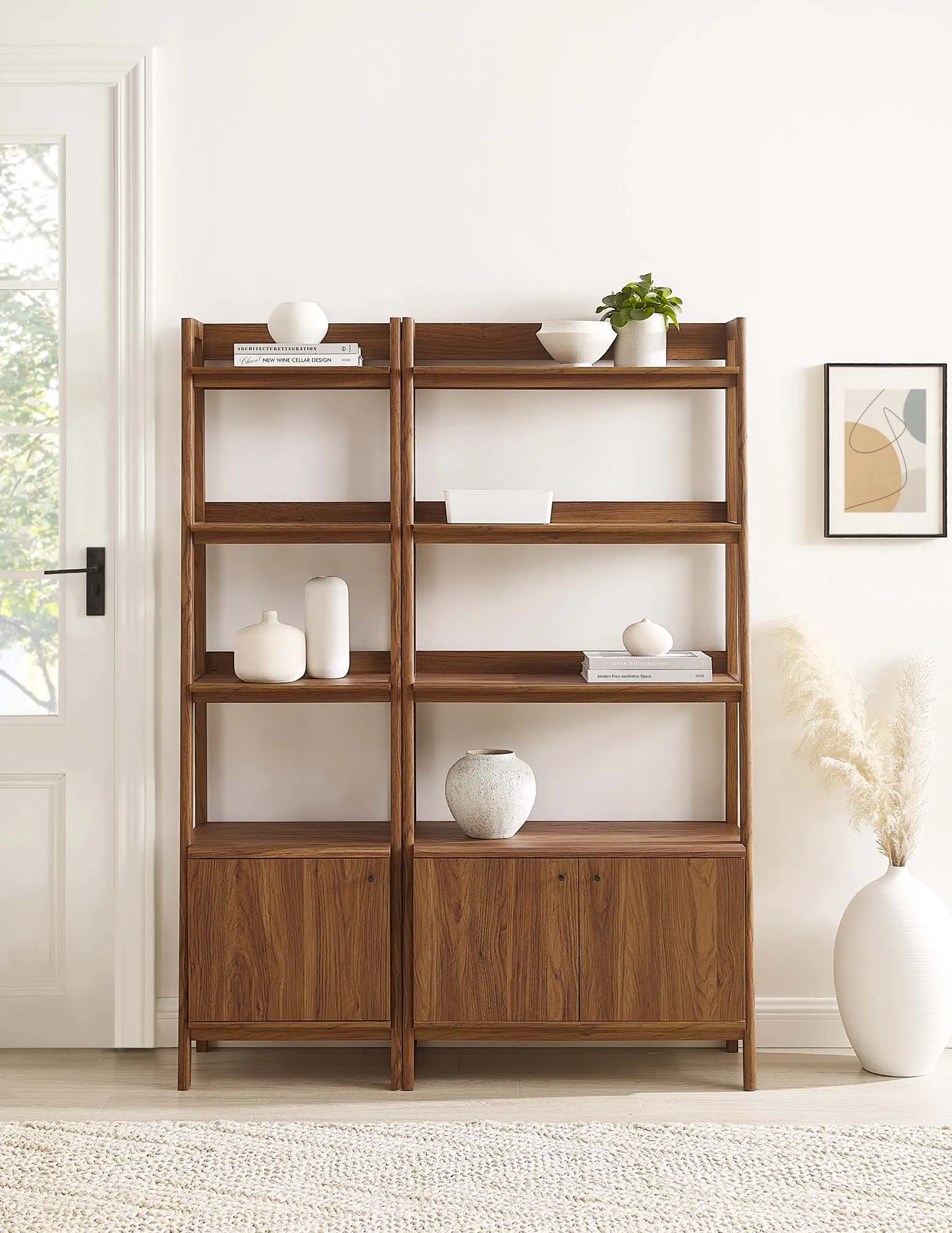 Bixby Wood Bookshelves - Set of 2 by Modway