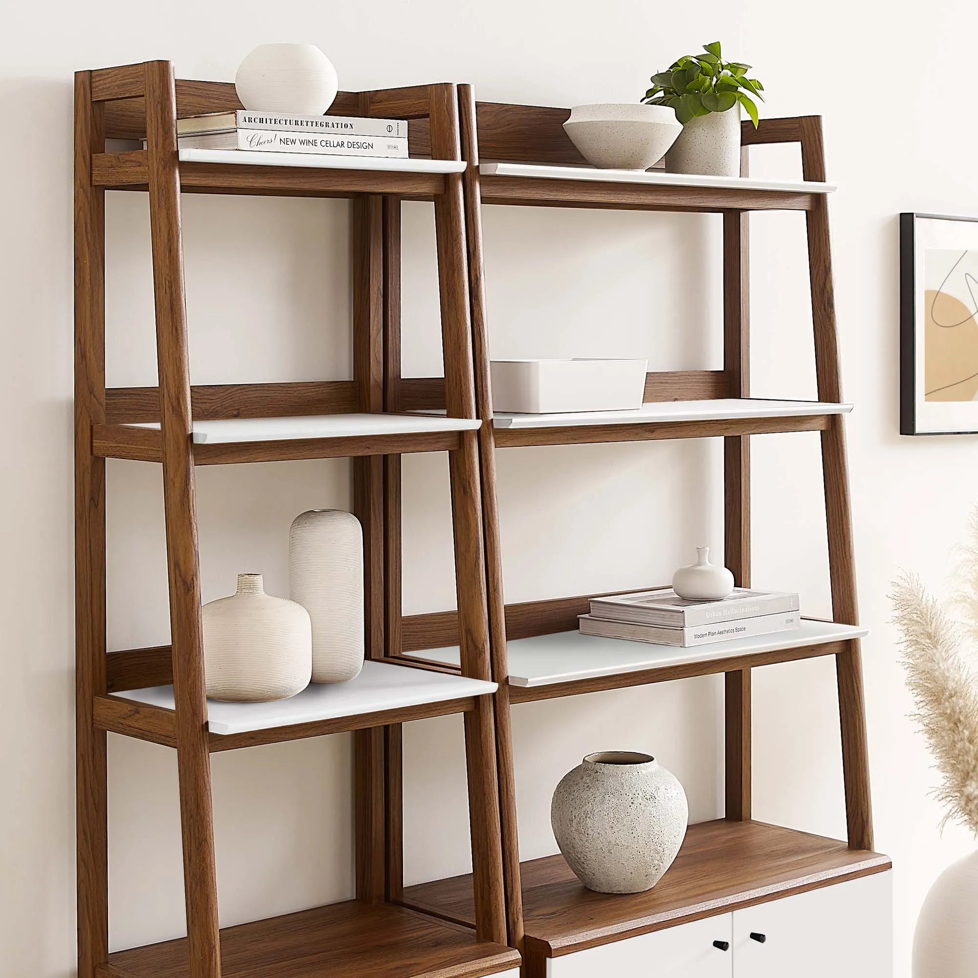Bixby Wood Bookshelves - Set of 2 by Modway