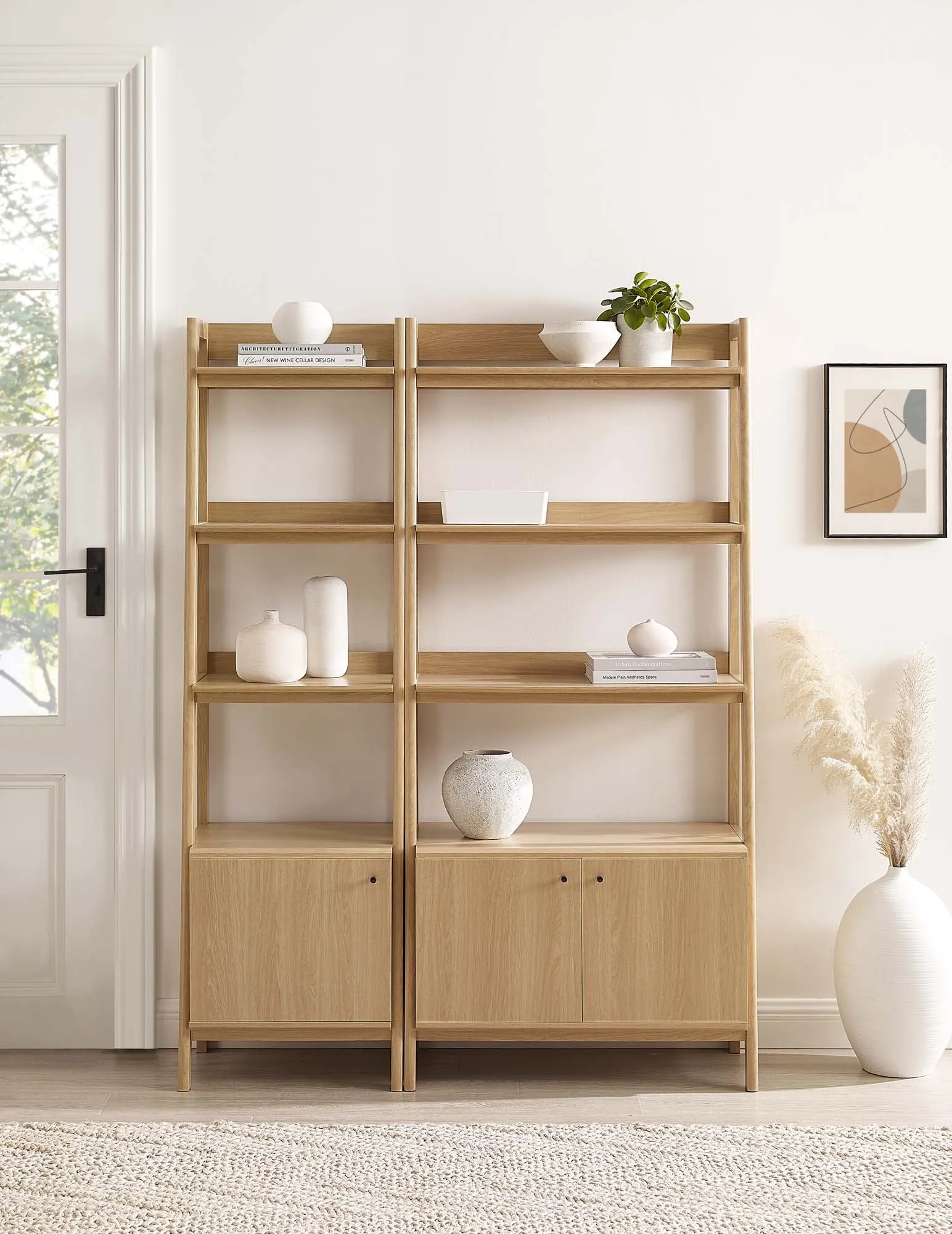 Bixby Wood Bookshelves - Set of 2 by Modway