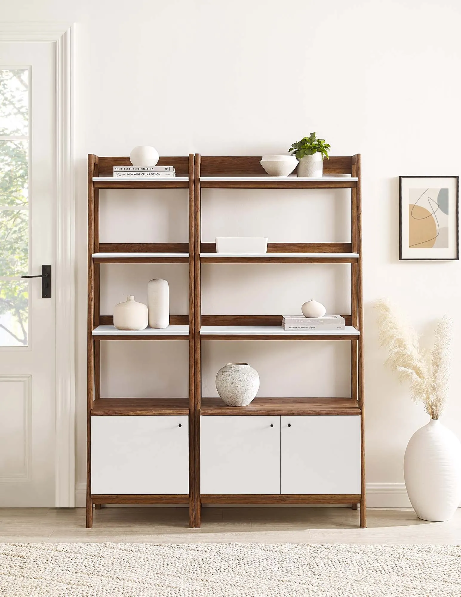 Bixby Wood Bookshelves - Set of 2 by Modway