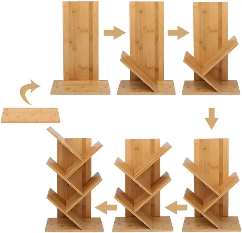 Book Shelf Storage Organizer
