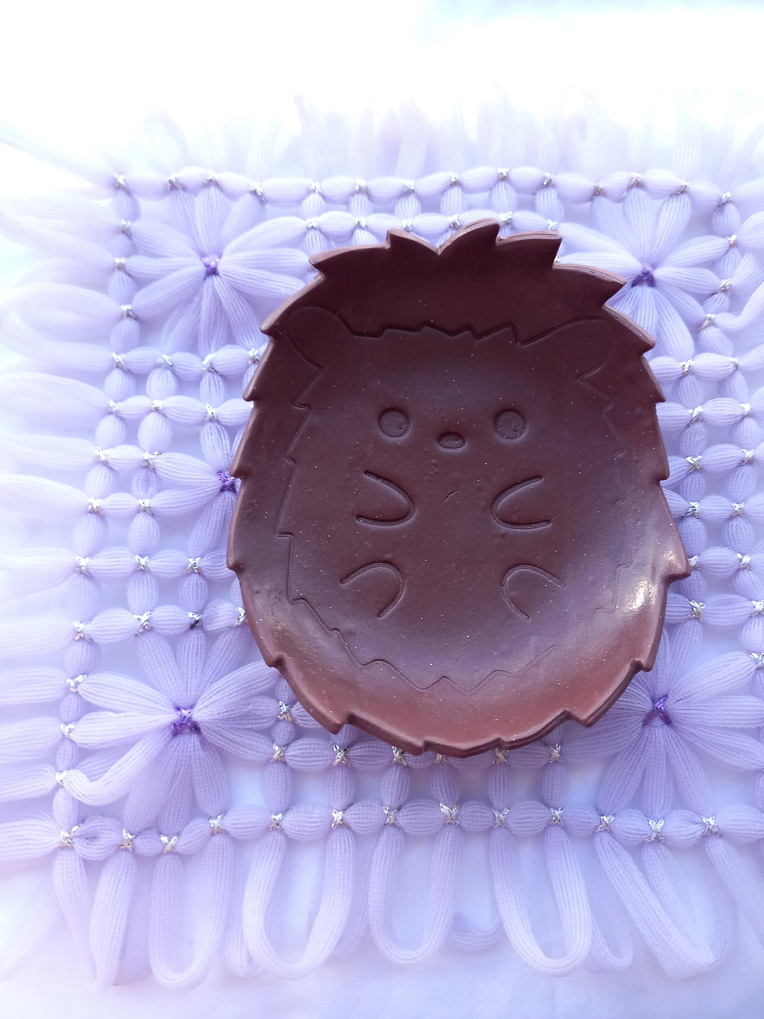 Brown Hedgehog Trinket Dish