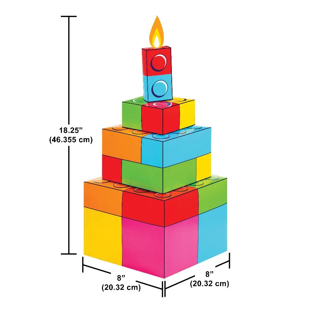 Bulk Block Bash Toy Blocks Centerpieces (Case of 6)