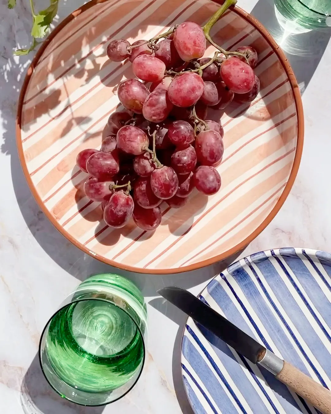 Casa Cubista Cabana Plates and Bowls - Pink