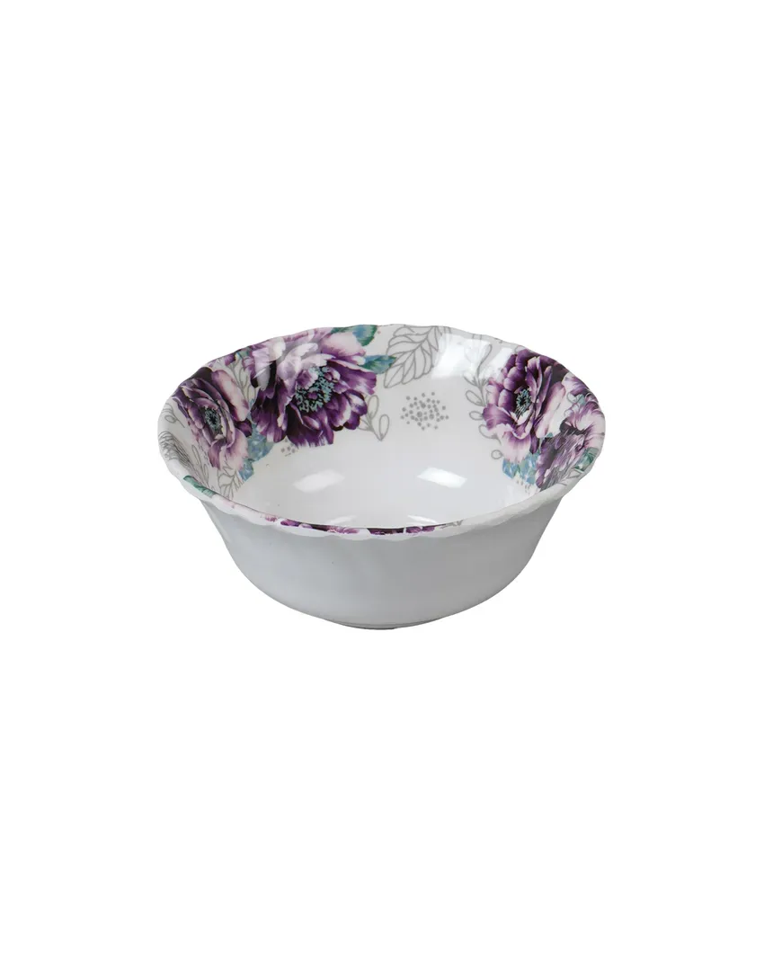 Chic Floral Patterned Melamine Dinnerware | Pack of 41pcs