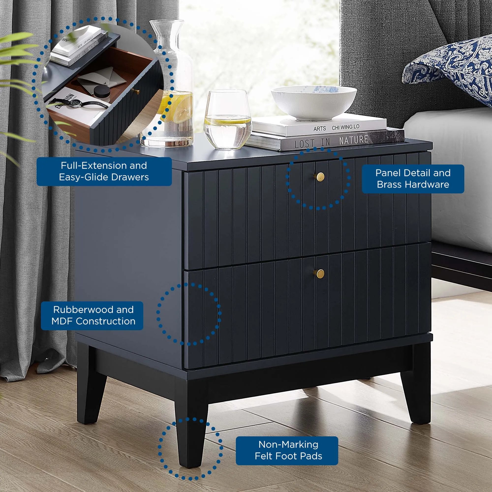 Dakota Nightstand by Modway