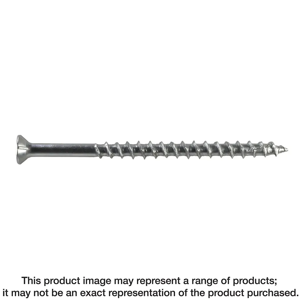 Deck-Drive DWP WOOD SS Screw - #10 x 3-1/2 in. T-25, Flat Head, Type 316 (250-Qty) (Pack of 6)