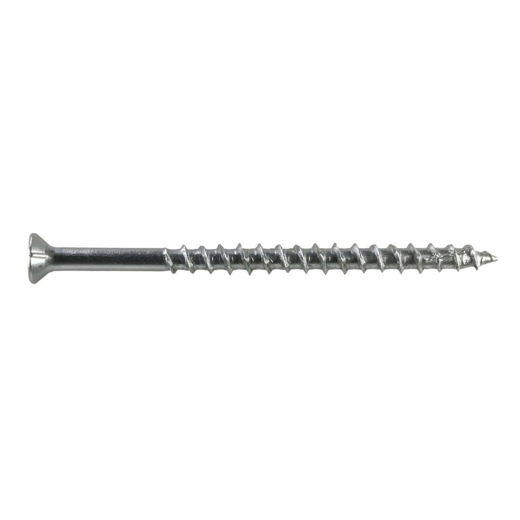 Deck-Drive DWP WOOD SS Screw - #10 x 3 in. T-25, Flat Head, Type 316 (1750-Qty)