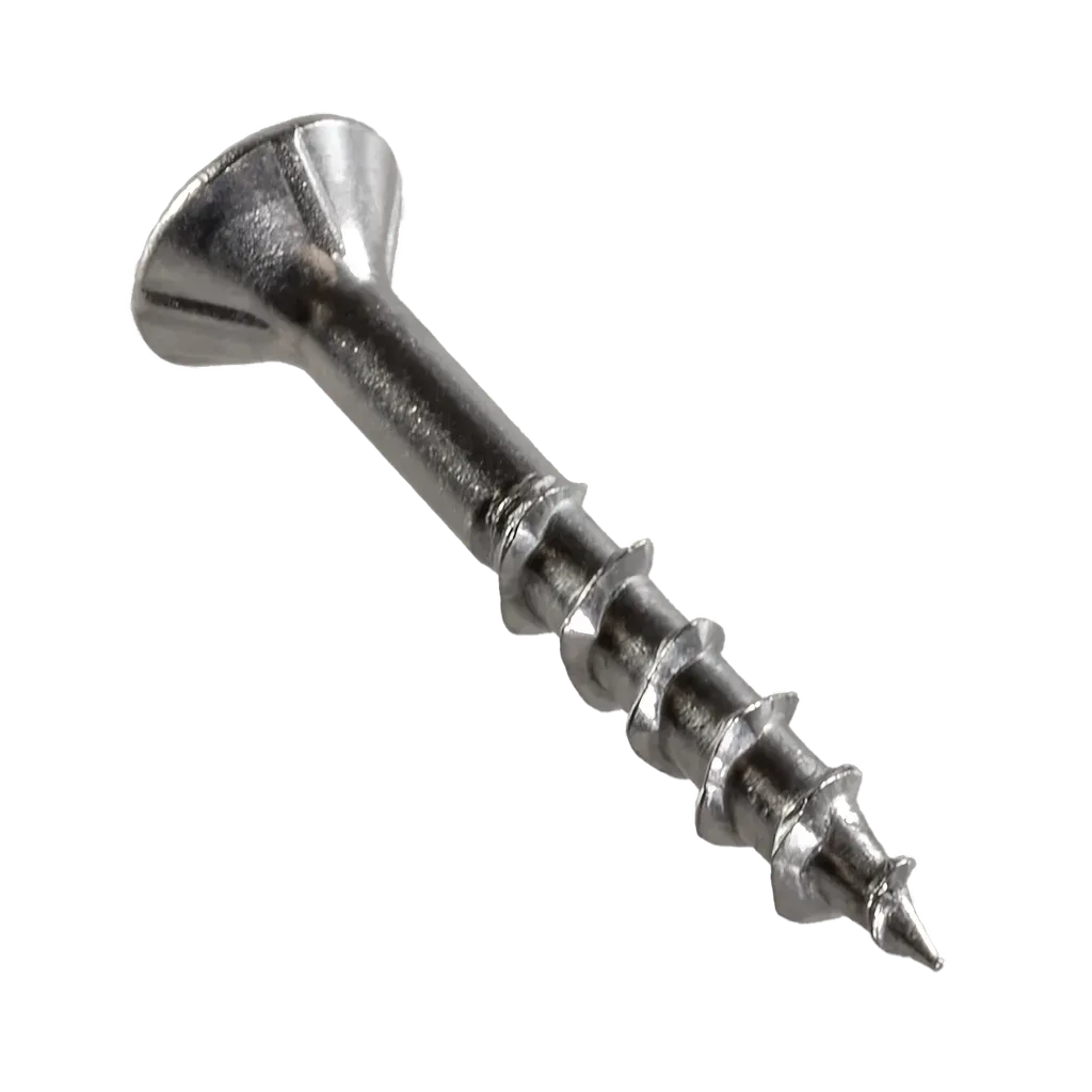 Deck-Drive DWP WOOD SS Screw - #8 x 1-1/4 in. T-20, Flat Head, Type 316 (1 lb.)
