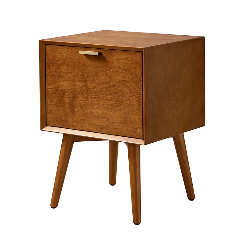 Doris 2 - Drawer Nightstand with Built-in Outlets