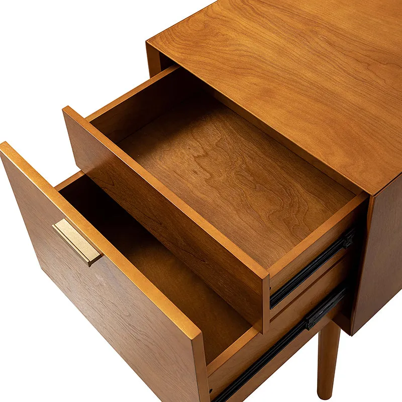 Doris 2 - Drawer Nightstand with Built-in Outlets