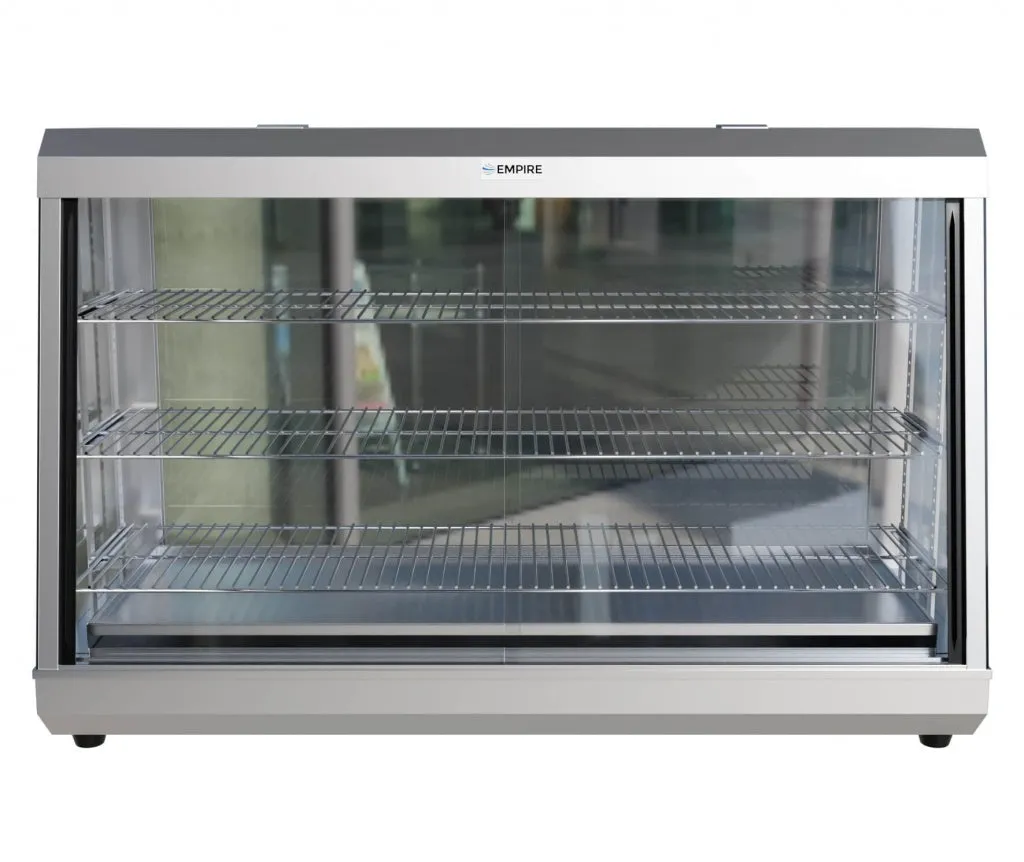 Empire Commercial Heated Countertop Display Merchandiser 1200mm Wide - R60-3H