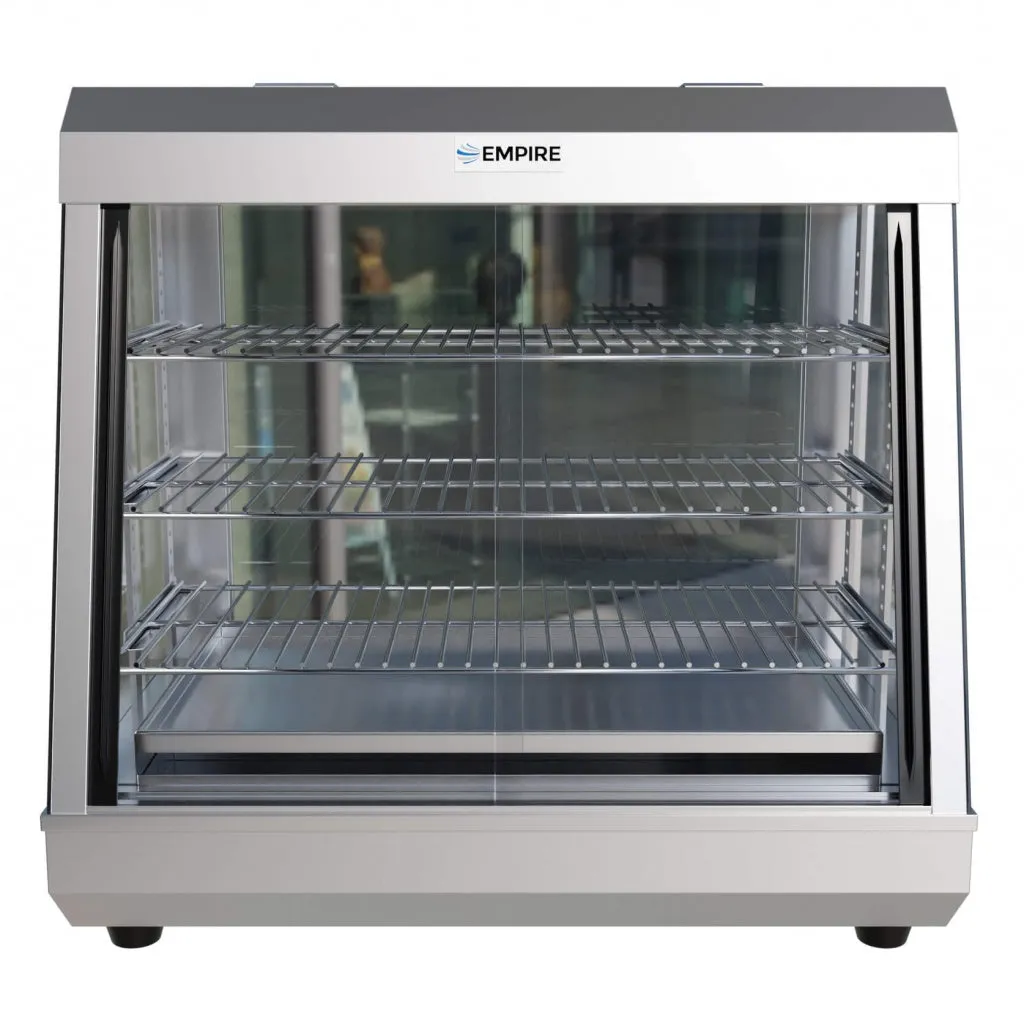 Empire Commercial Heated Countertop Display Merchandiser 660mm Wide - R60-2H