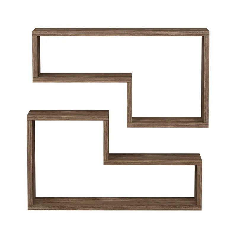 Emyona Wall Shelf - Brown