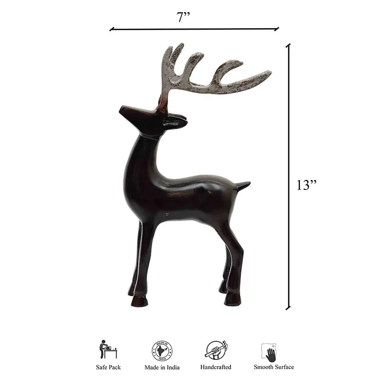 Estrella North Pole Deer Showpiece