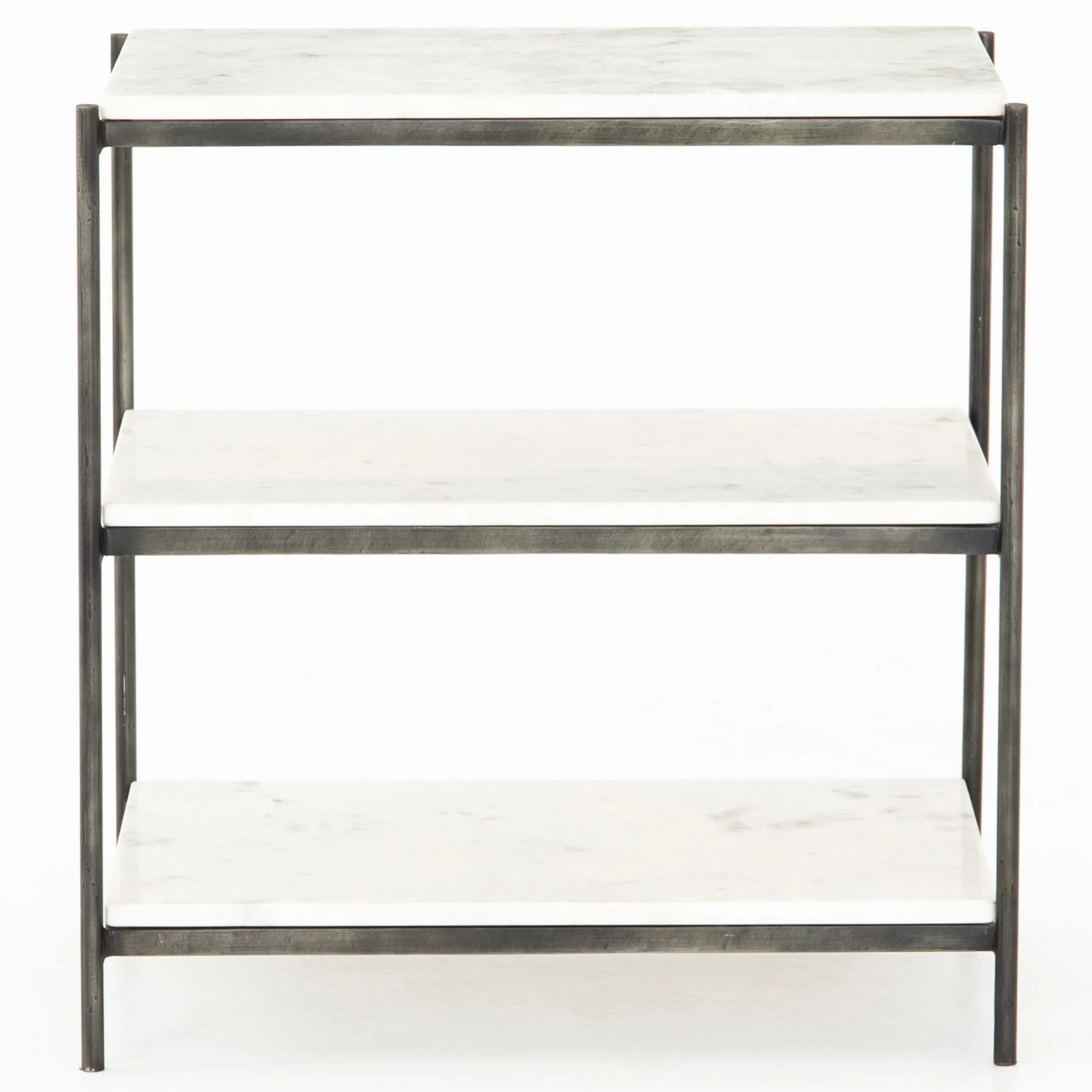 Felix Nightstand, Hammered Grey