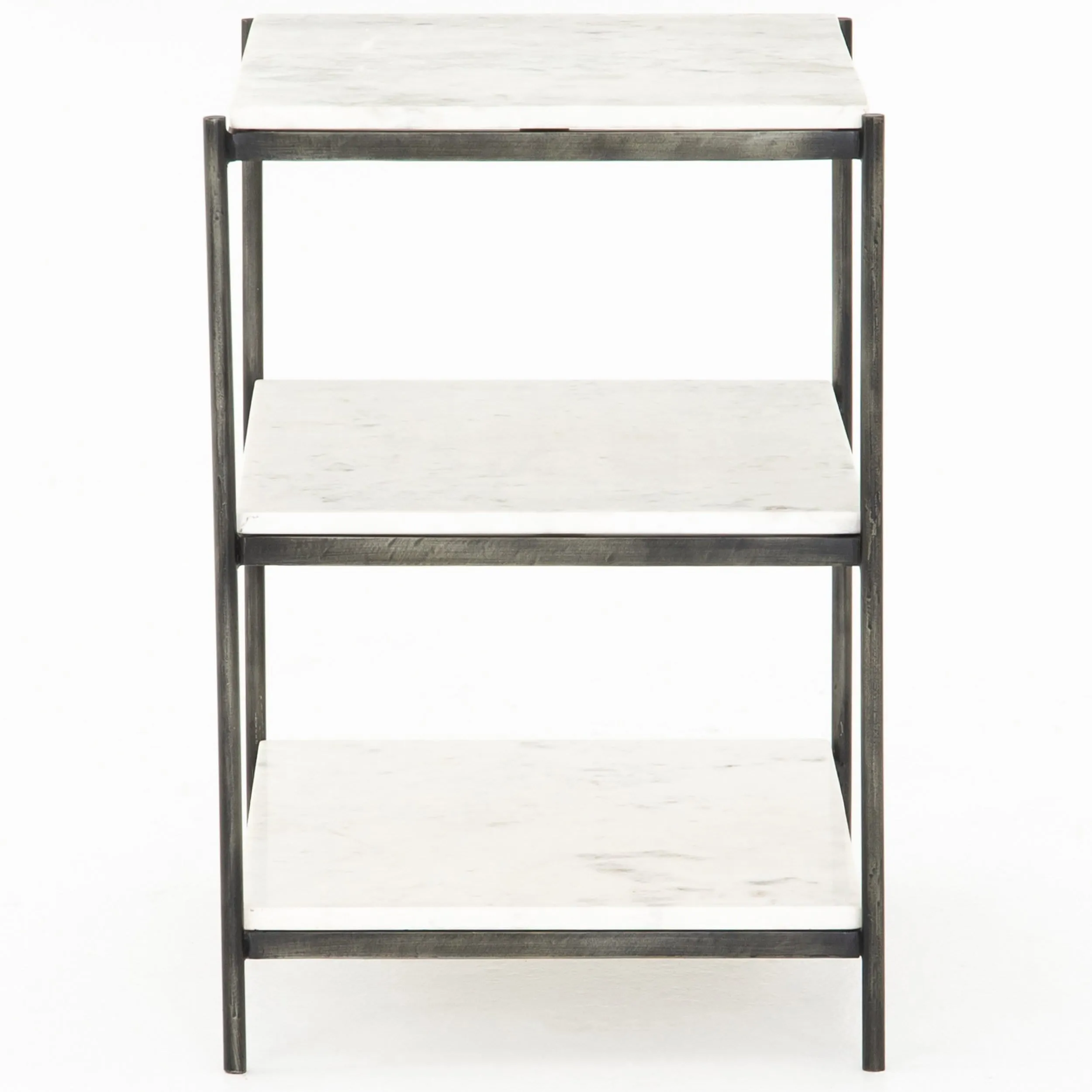 Felix Nightstand, Hammered Grey