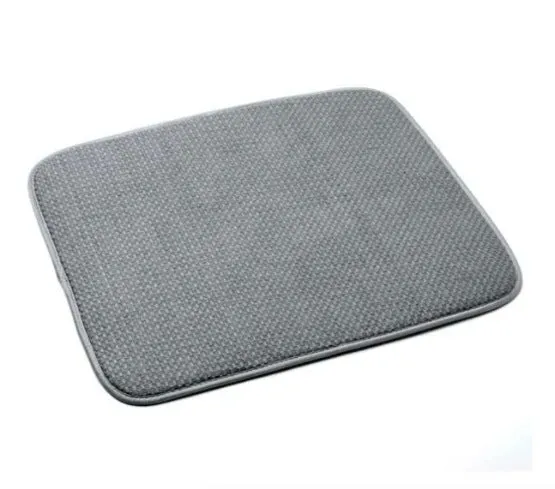 Grey Dish Drying Mat 16x18