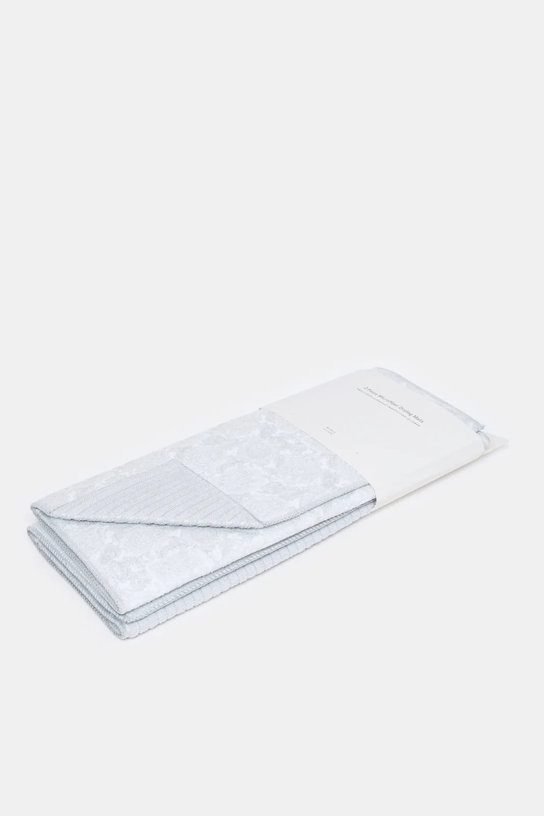 Grey Dish Drying Mat (2 Piece)