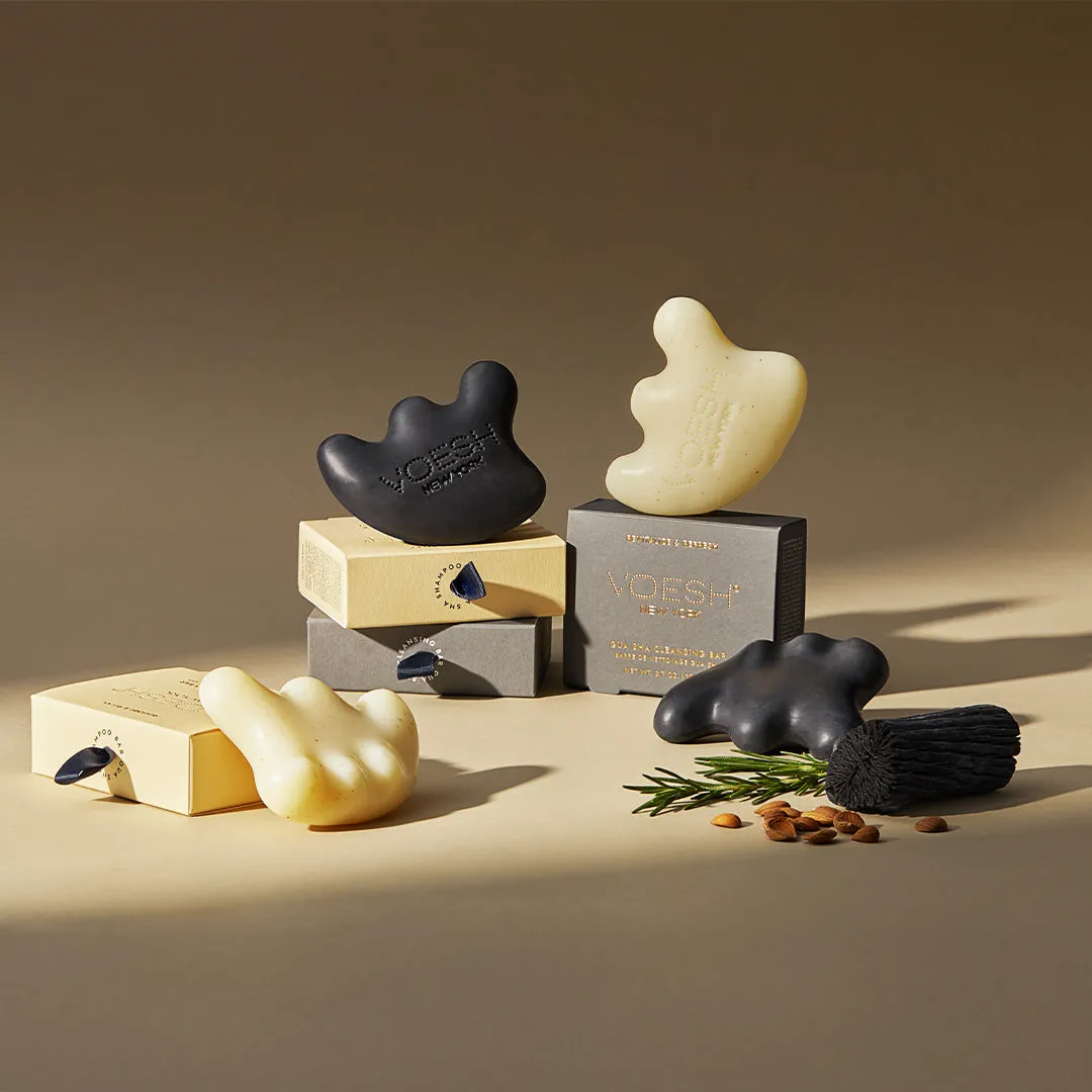 Gua Sha Bar Duo (with 2 free loofah dishes)