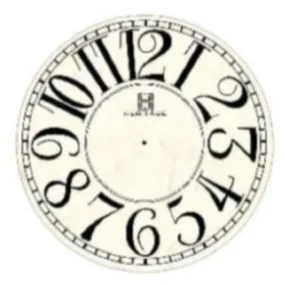 Heritage Ocean Wall Clock Creme