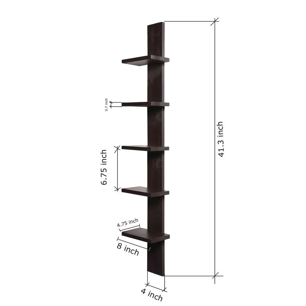 Ladder Styled Floating Wall Shelves