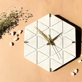 Mayna Handcrafted Marble Wall Clock