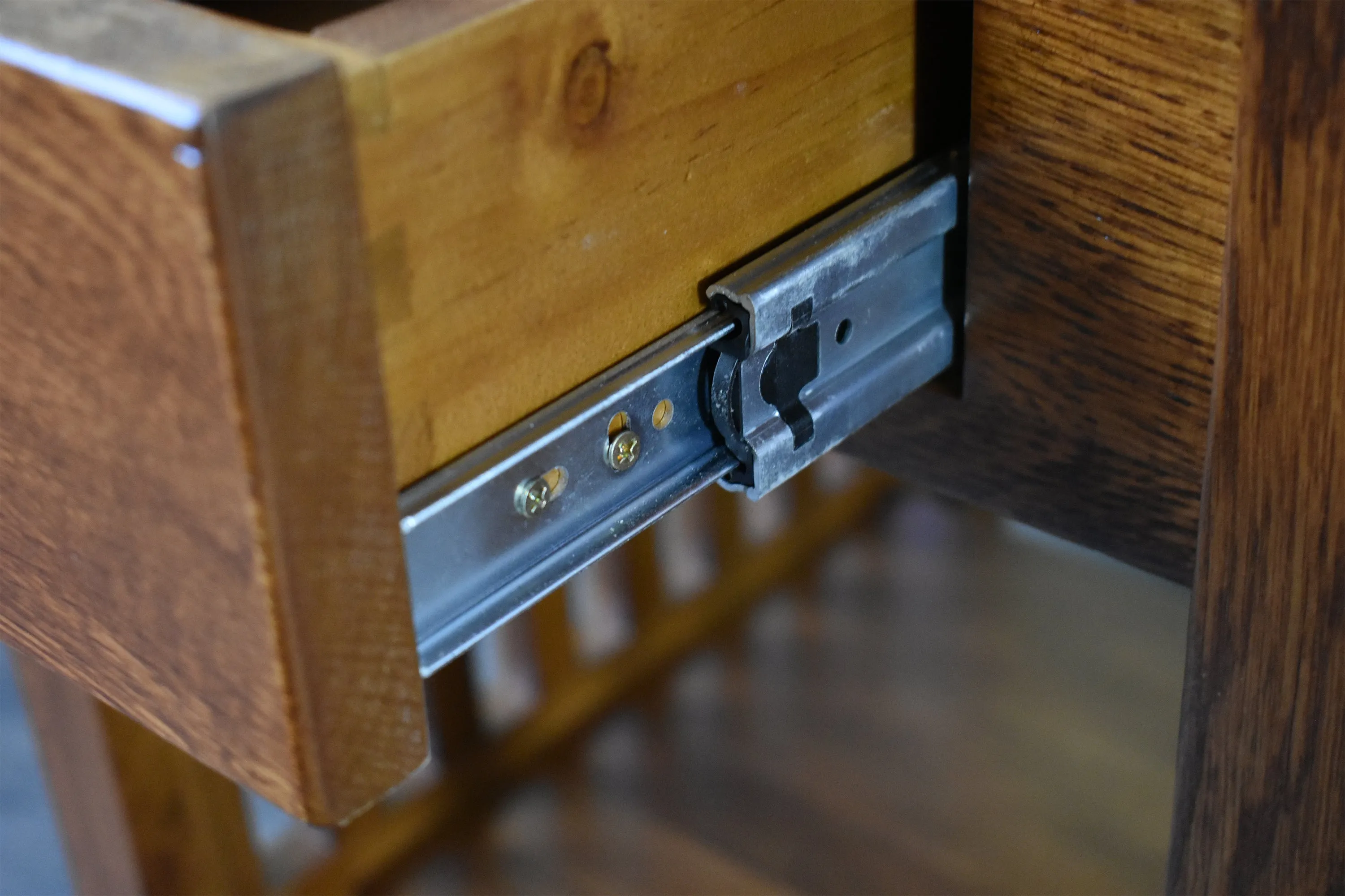 *Mission 1 Drawer Crofter End Table - Golden Brown (GB1)