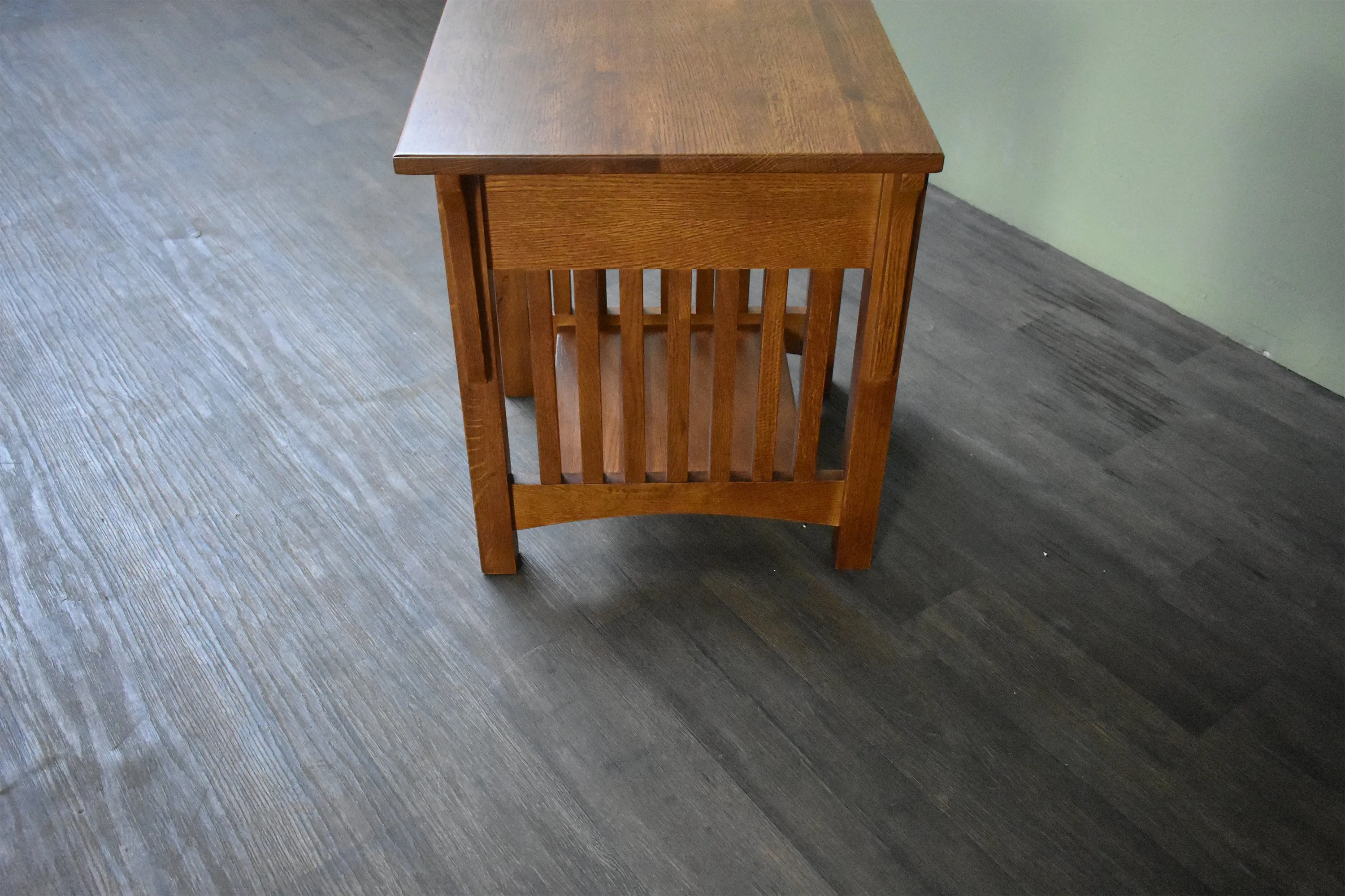 *Mission 1 Drawer Crofter End Table - Golden Brown (GB1)