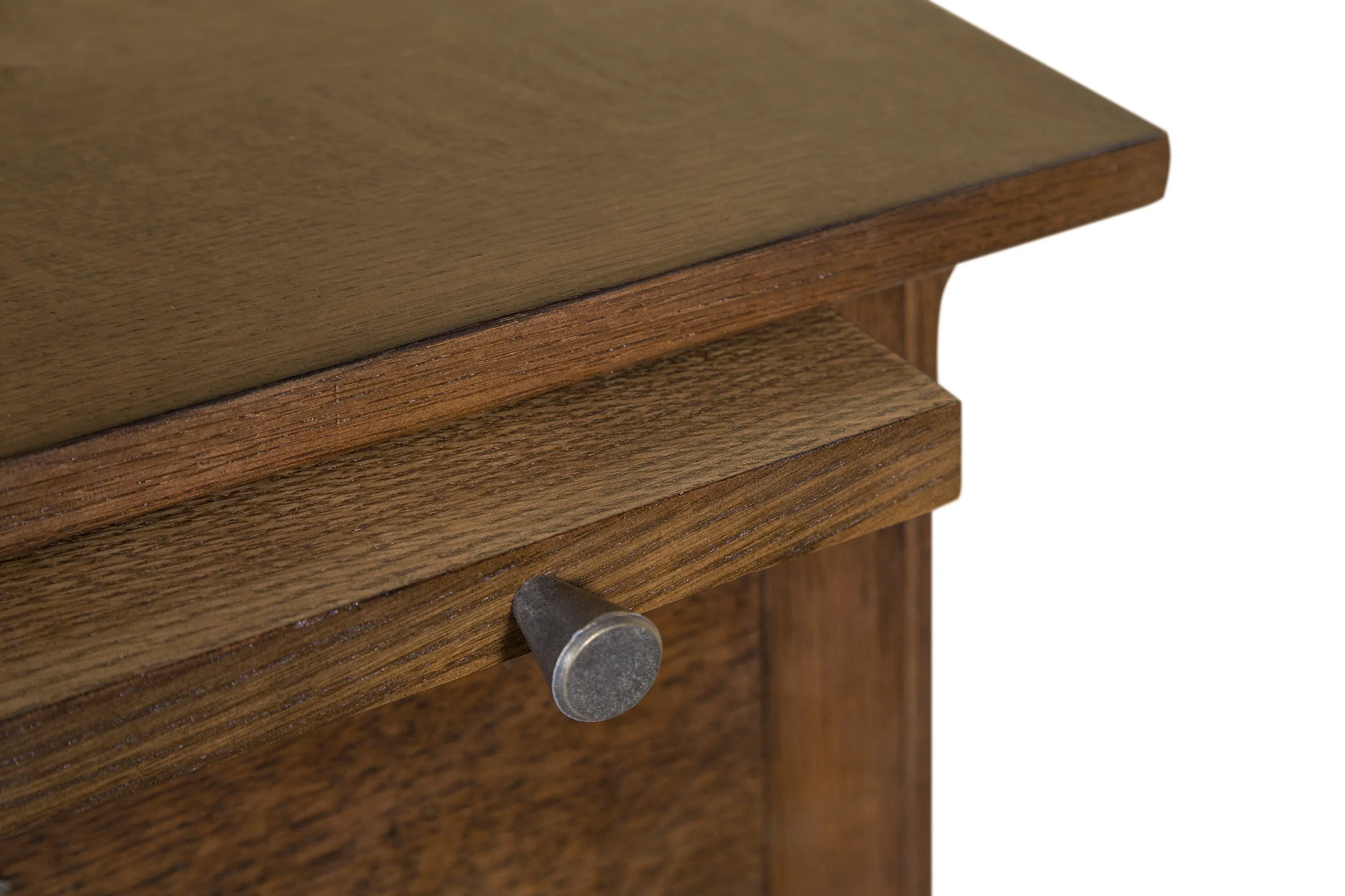 Mission Crofter 3 Drawer Nightstand - Walnut (AW)
