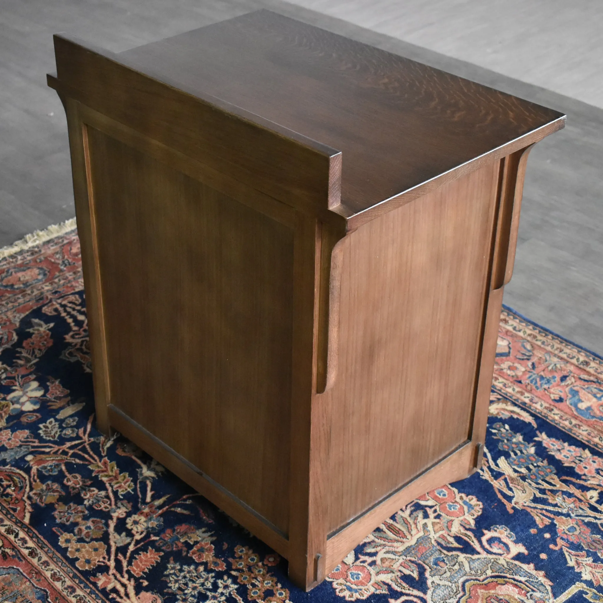 Mission Crofter 3 Drawer Nightstand - Walnut (AW)