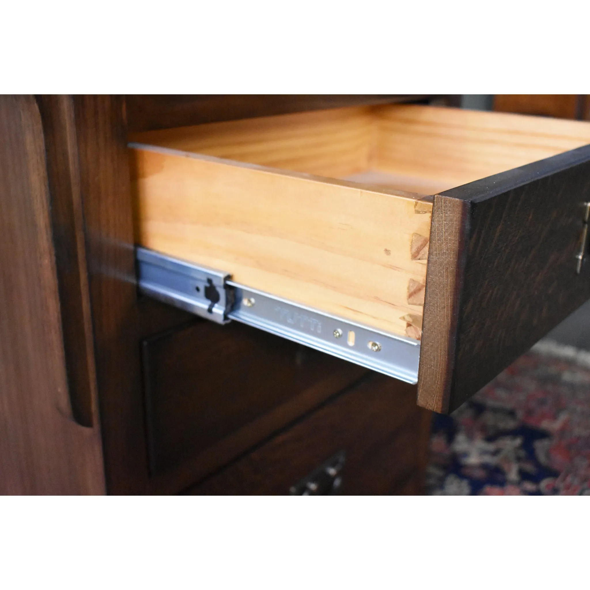 Mission Crofter 3 Drawer Nightstand - Walnut (AW)