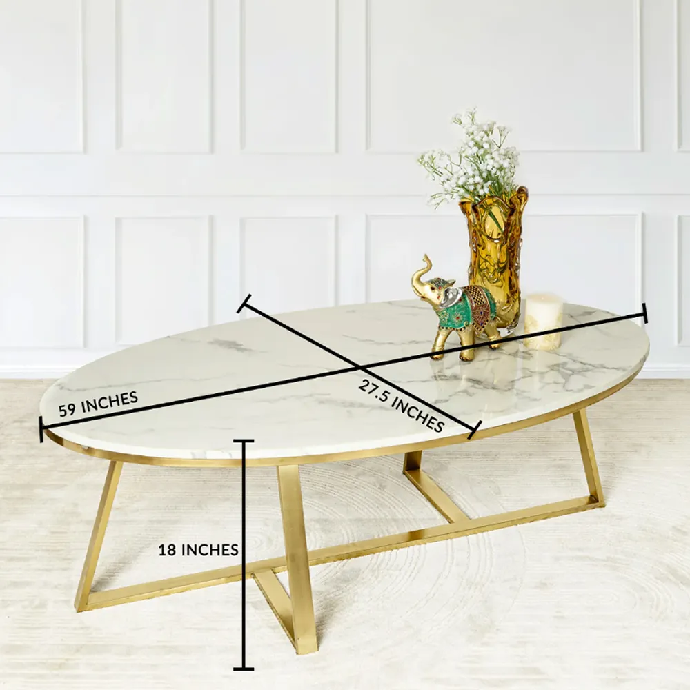 Modern Stylish Marble Design Coffee Table