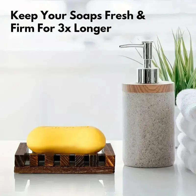 Modern Wooden Soap Dish - Minimalist Bathroom Decor - Handcrafted Soap Tray - Natural Wood Soap Holder