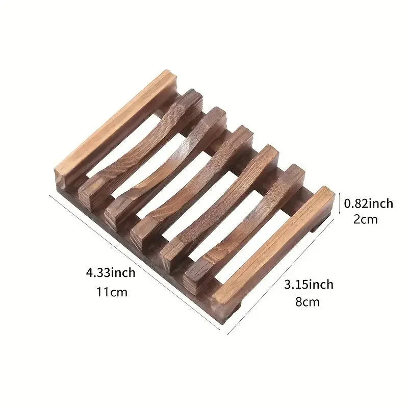 Modern Wooden Soap Dish - Minimalist Bathroom Decor - Handcrafted Soap Tray - Natural Wood Soap Holder