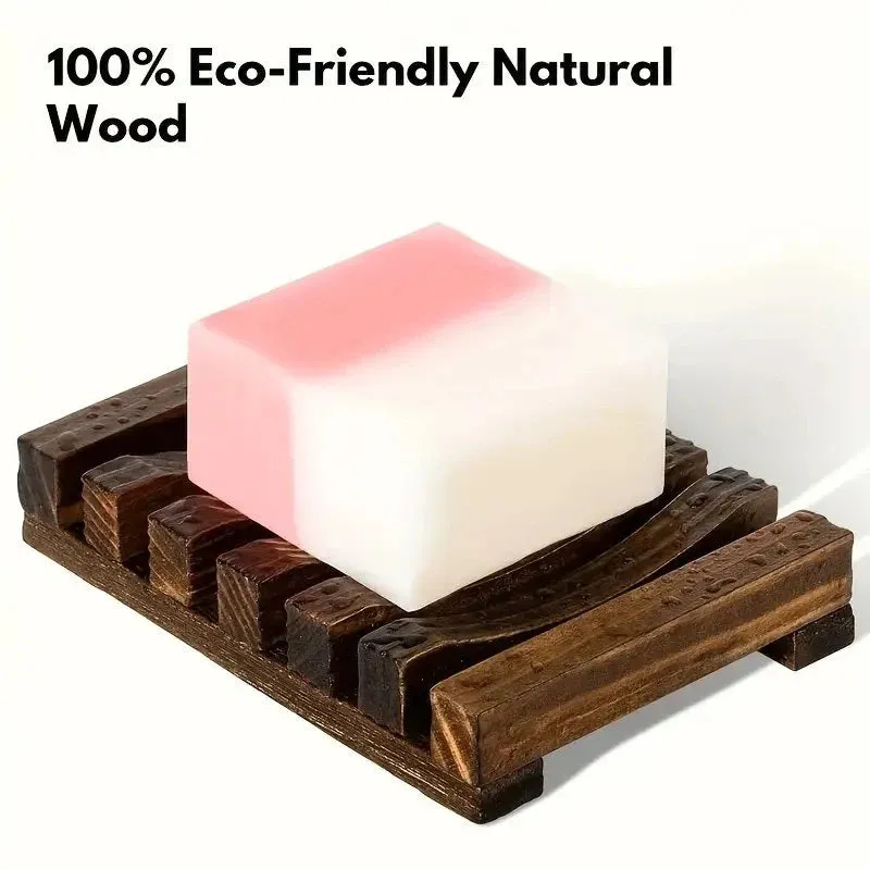Modern Wooden Soap Dish - Minimalist Bathroom Decor - Handcrafted Soap Tray - Natural Wood Soap Holder