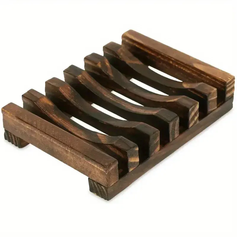 Modern Wooden Soap Dish - Minimalist Bathroom Decor - Handcrafted Soap Tray - Natural Wood Soap Holder